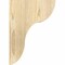 Ekena Millwork Carmel Rough Sawn Corbel, Douglas Fir, 4"W x 10"D x 14"H COR04X10X14CAR00RDF - alternate 3